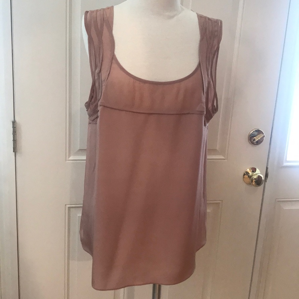 Dusty Pink Silk Tank